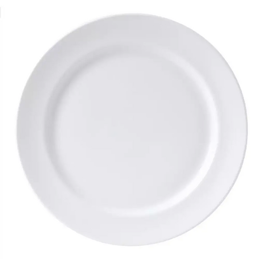 White ceramic plate