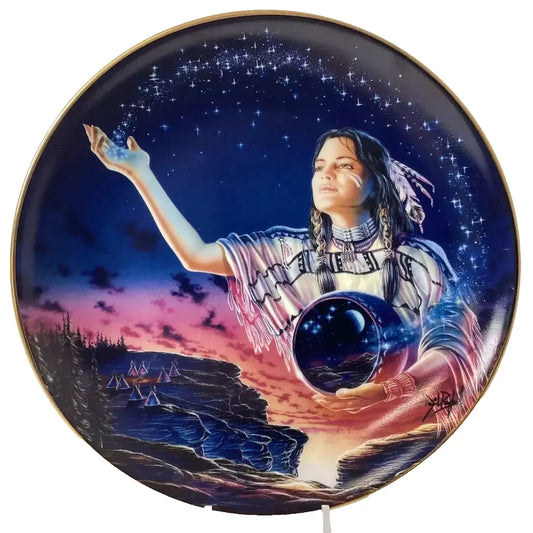 Royal Doulton - David Penfound Limited Edition Plate: Maiden of the Evening Stars