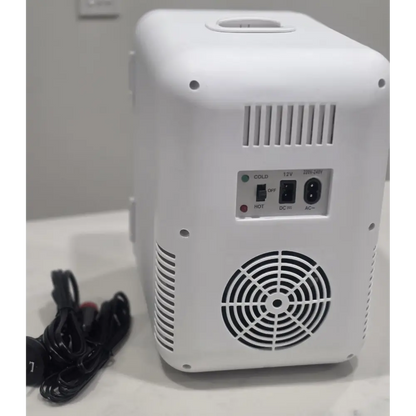 Portable Mirror Mini Fridge 4L | Skincare & Beauty Cooler (AC/DC)