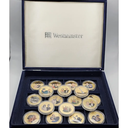 Westminster Collection Queen Elizabeth II Diamond Wedding Anniversary Coin Set in box