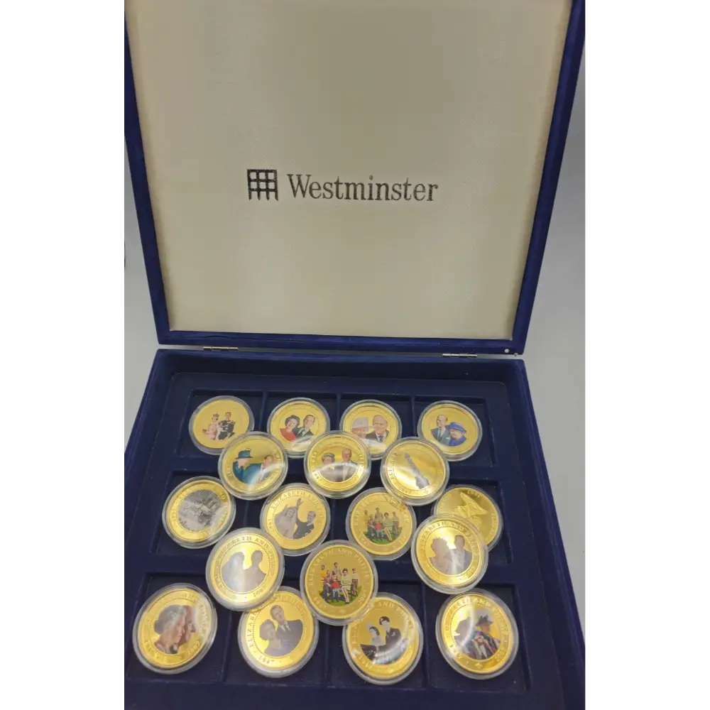 Elegant boxed collectible coin set from Westminster Collection