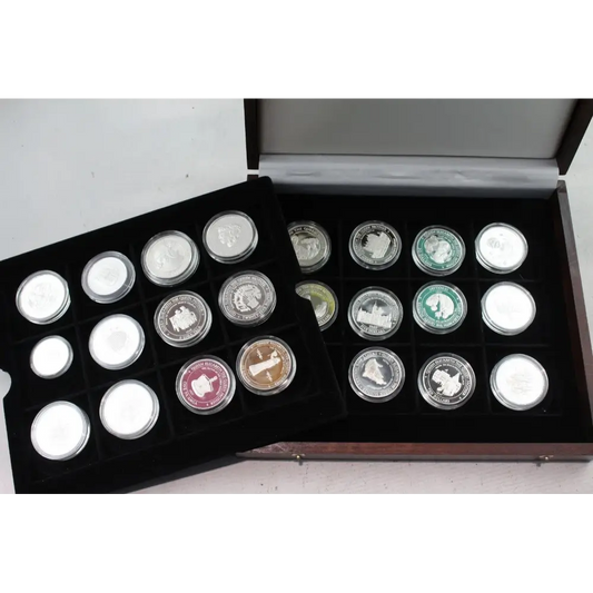Queen Mother Silver Crown Coins – 705.75g Collection