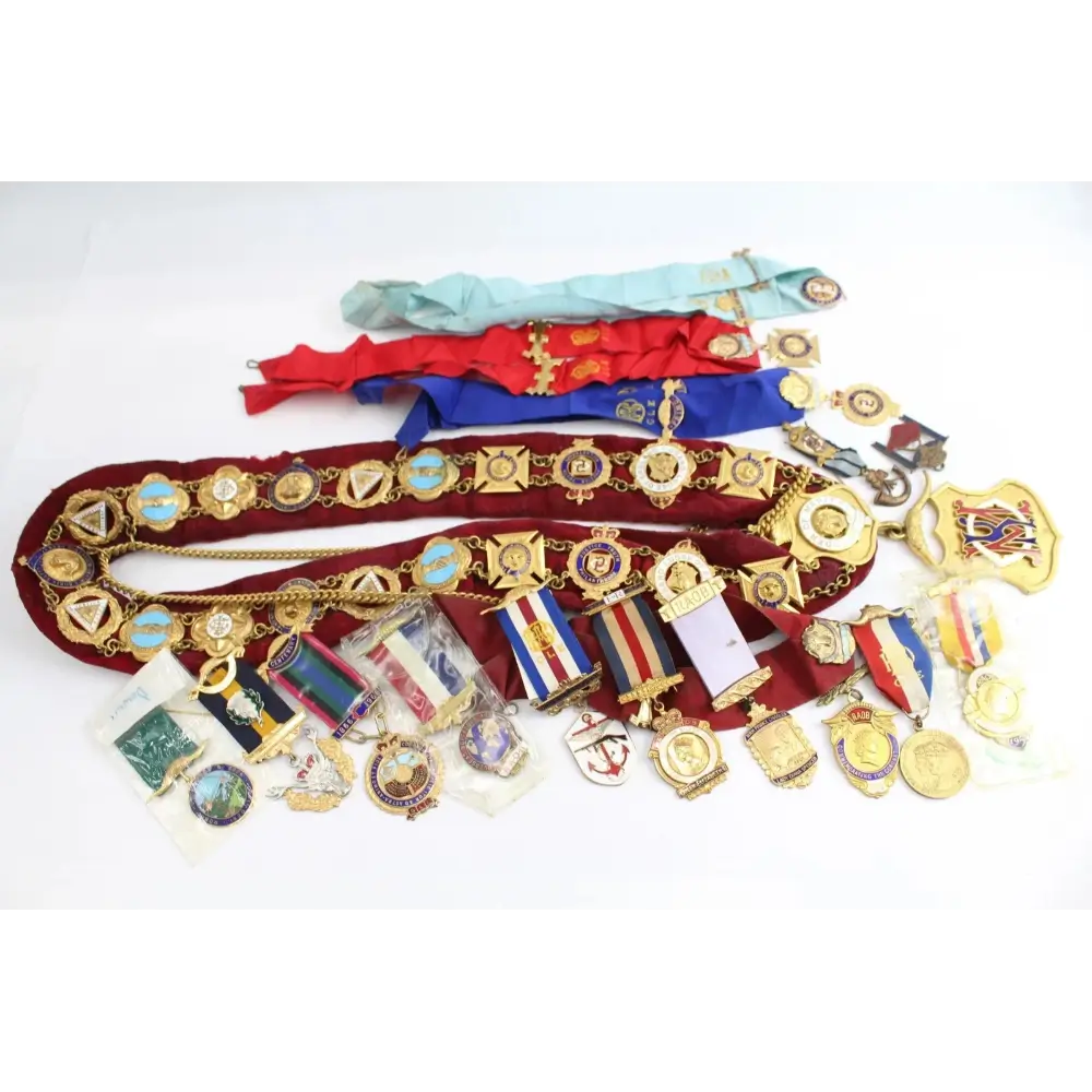 Detailed view of RAOB ceremonial collar