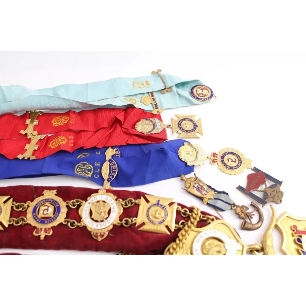 Authentic RAOB Royal Antediluvian Order of Buffaloes jewelry pieces