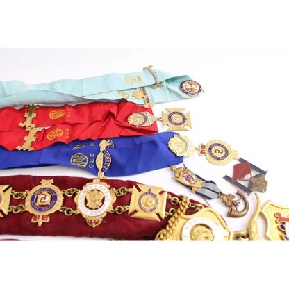 Authentic RAOB Royal Antediluvian Order of Buffaloes jewelry pieces