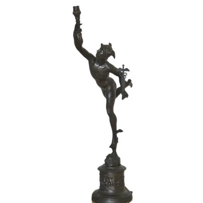 Giovanni Bologna Style Art Deco Mercury Sculpture