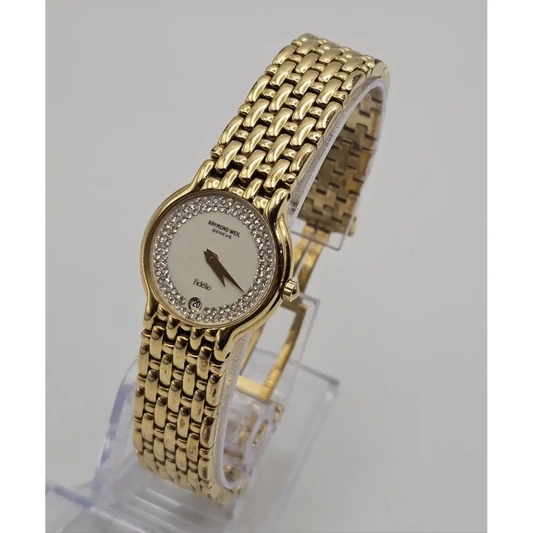 Gold wristwatch