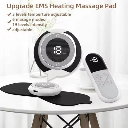 EMS heating massage pad with remote control 