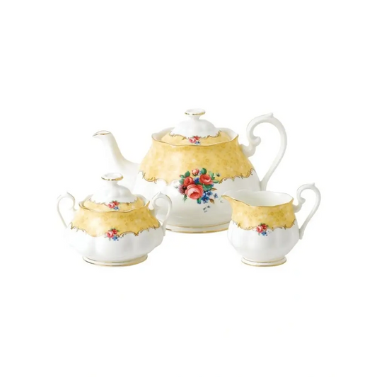 Royal Albert 100 Years 1990 Bouquet 3-Piece Tea Set from our Kitchen & Tableware collection 