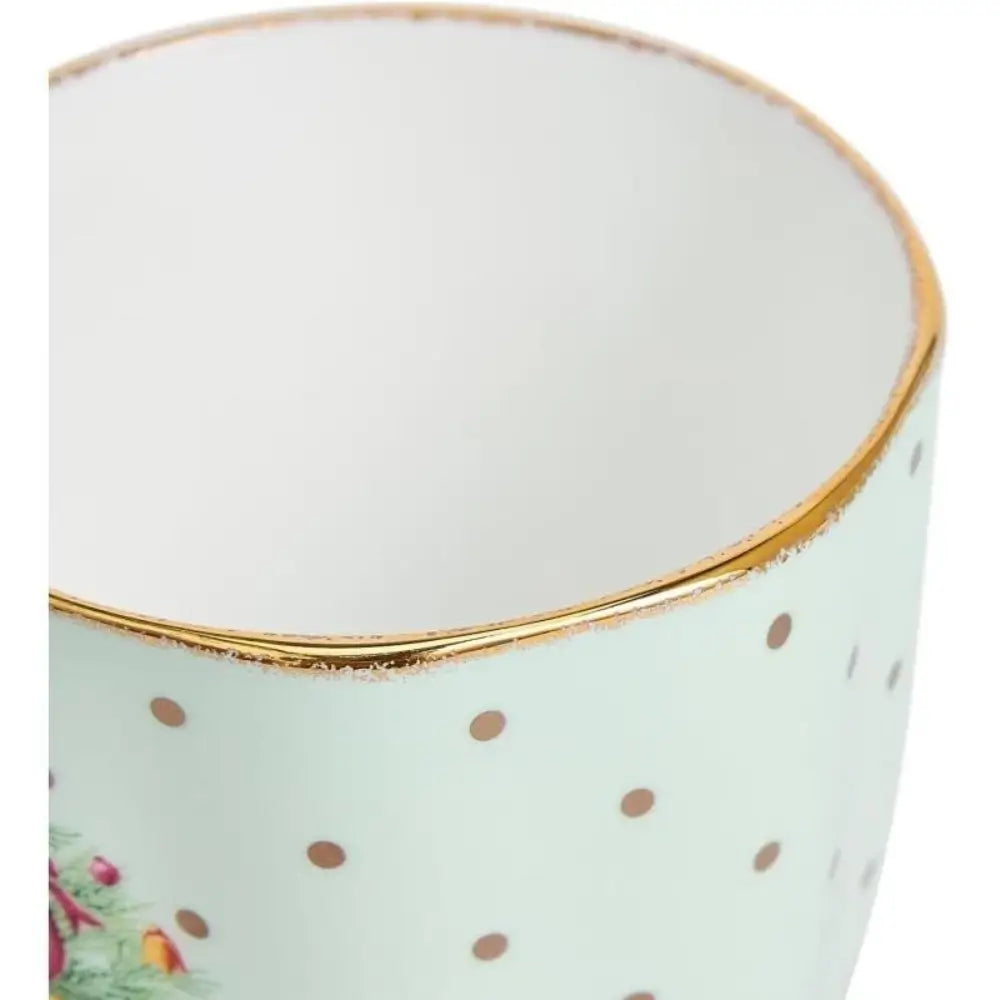 Beautifully painted multicoloured Royal Albert Christmas mugs from our kitchen & tableware collection