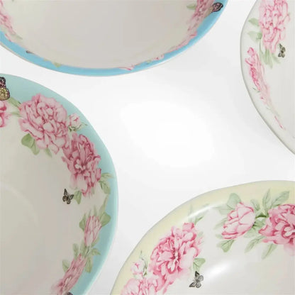 Close-up of Royal Albert Miranda Kerr Friendship Roses Porcelain Detail