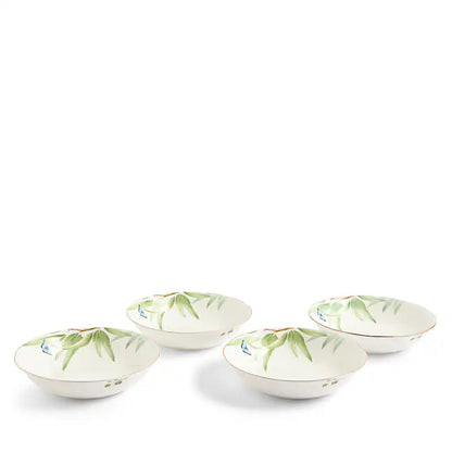 Royal Albert Miranda Kerr Australiana 4-Piece Soup/Cereal Bowl Set with Eucalyptus and Butterfly Design