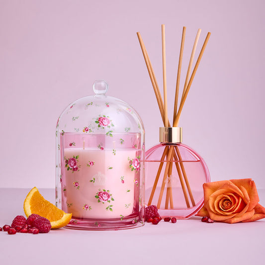 Royal Albert Petal & Flame – Pomegranate Blossom Candle from our Royal Albert Bone China Australia collection 