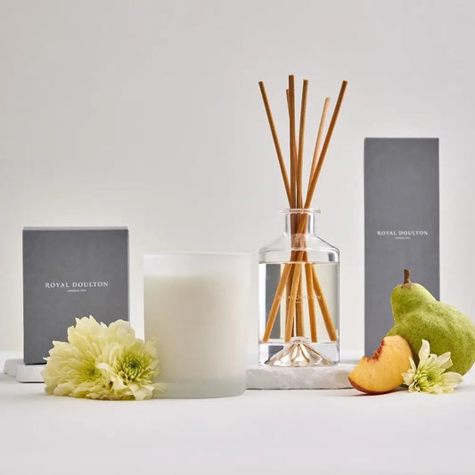 Royal Doulton candle, diffuser, and decorative items 