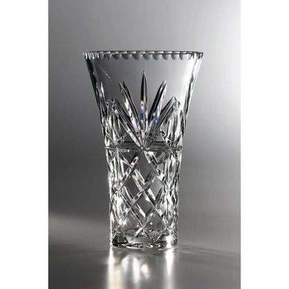 25cm Royal Doulton crystal vase for home decor