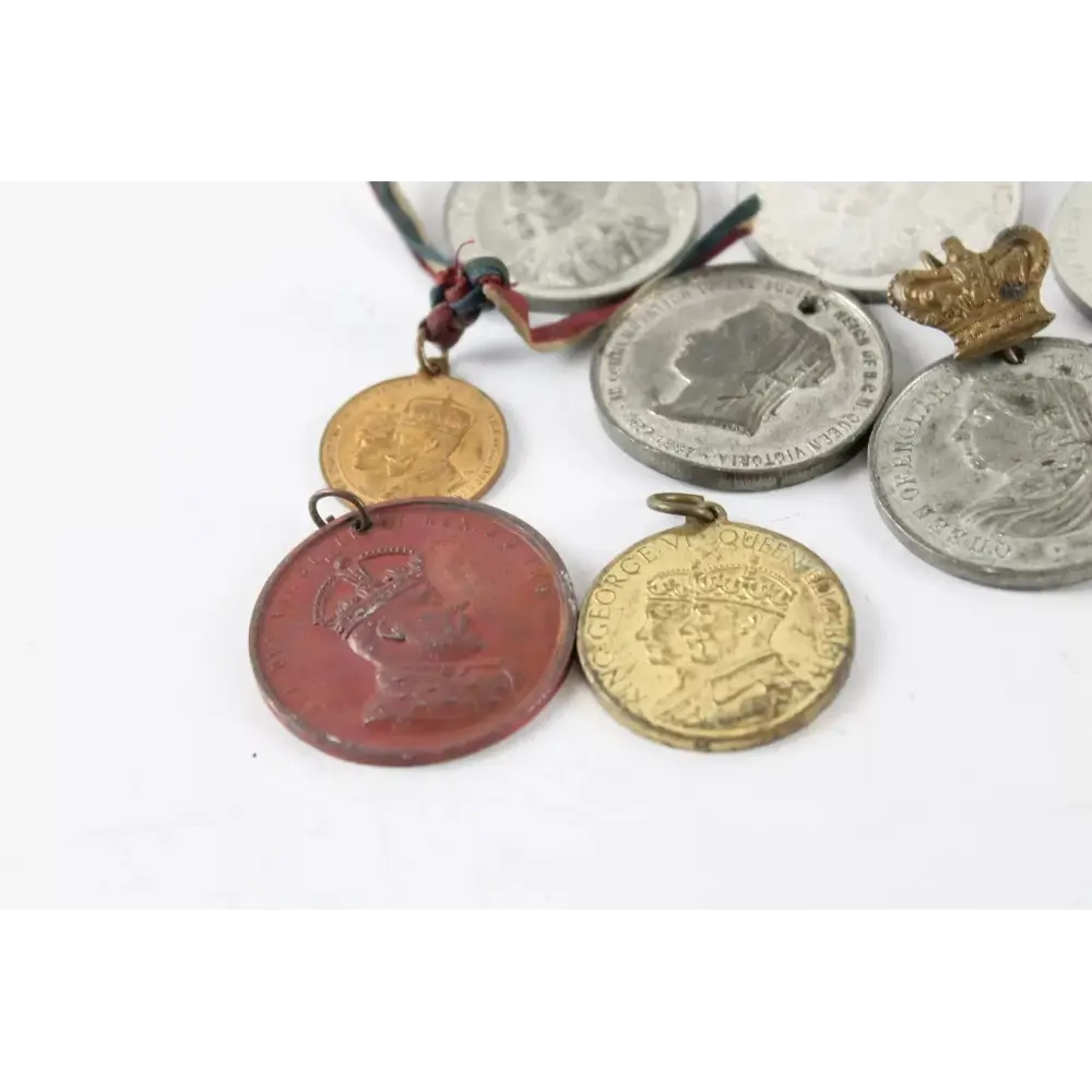 Individual close-up of Edward VII Royal Medallion from the collection