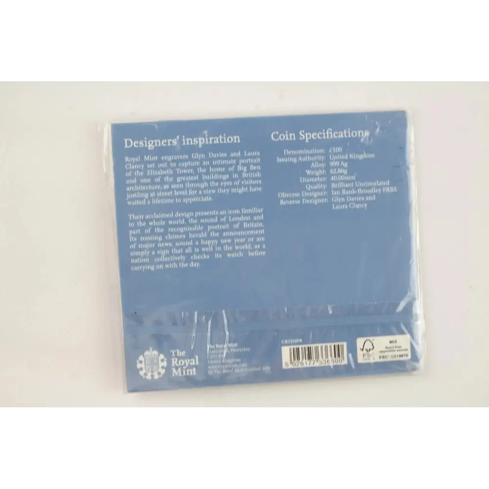 Royal Mint coin packaging