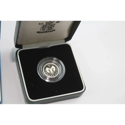 Detailed design of Royal Mint Mixed Decimal Silver Proof Coins