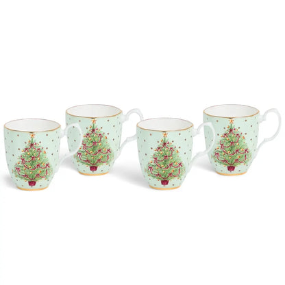 Royal Albert Christmas Mugs Set of 4