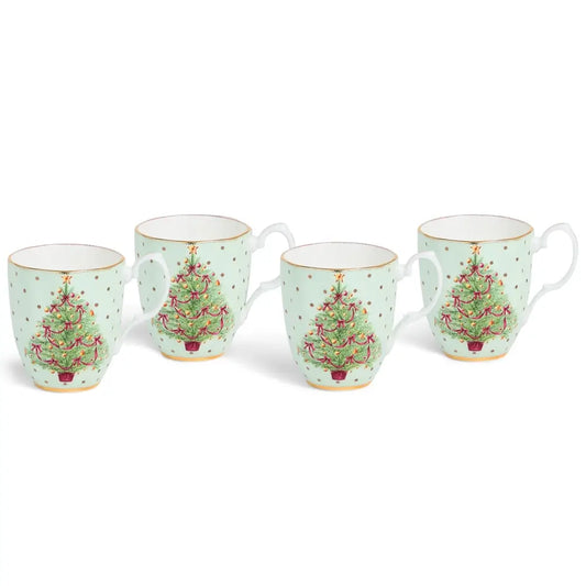 Royal Albert Christmas Mugs Set of 4