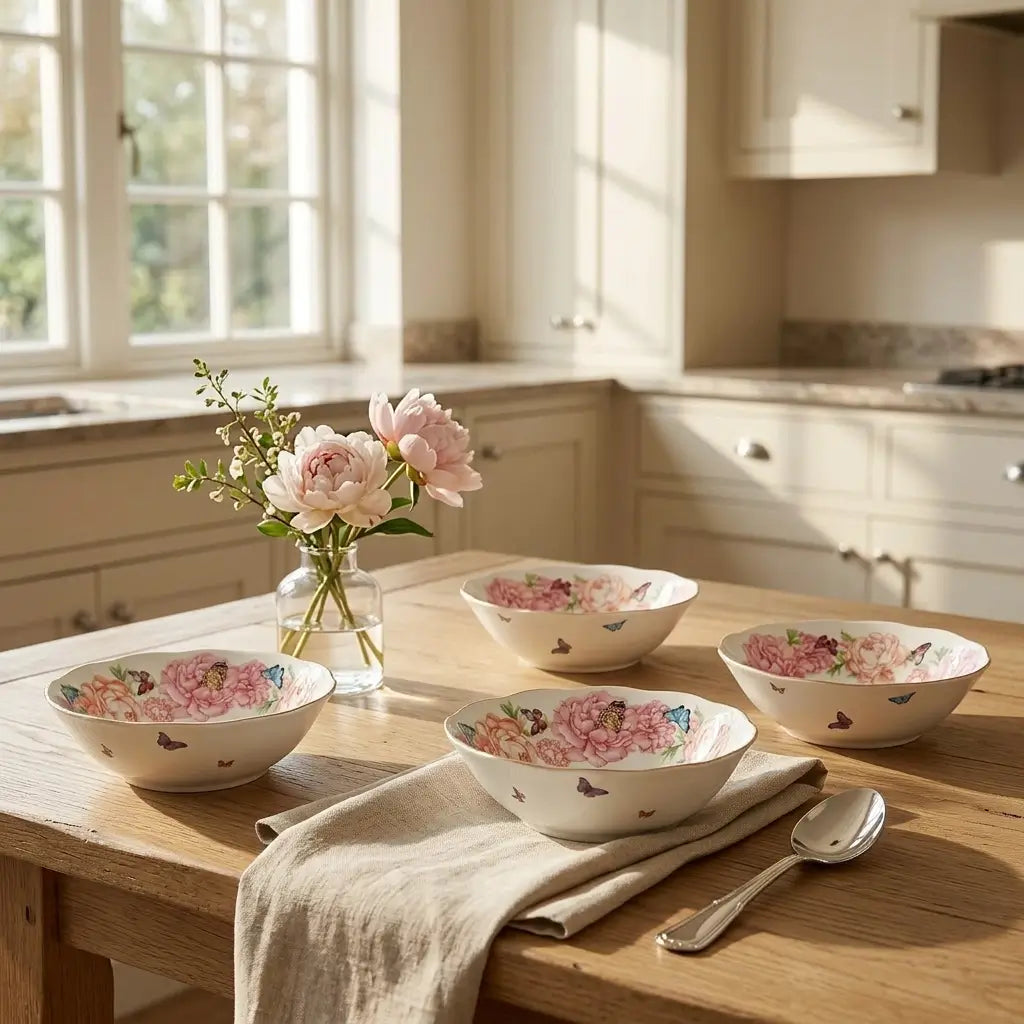 Royal Albert Miranda Kerr Friendship Roses Pasta Bowl (Set of 4) from our Royal Albert Bone China Australia collection