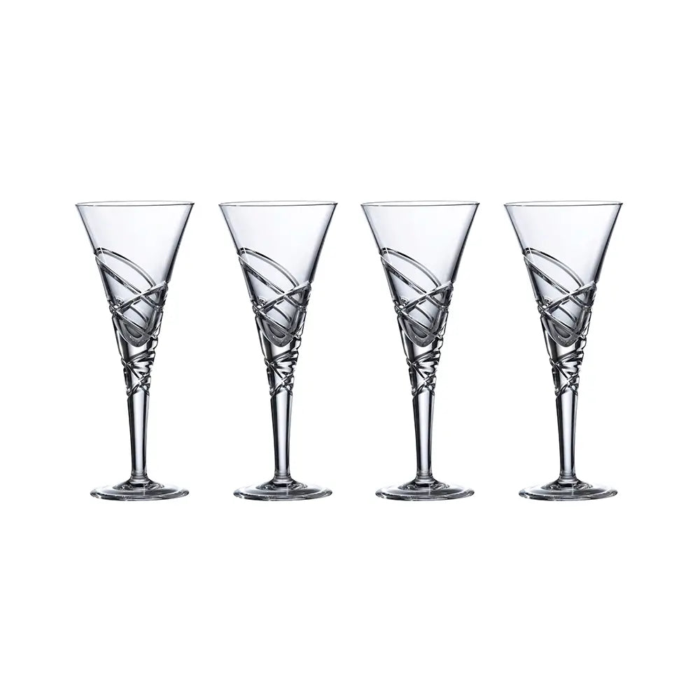 Royal Doulton Saturn Nouveau Crystal Wine Glass Set of 4 for luxury table settings