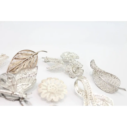 Collection of decorative brooches