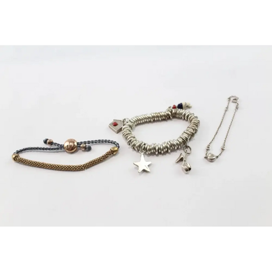 Set of three bracelets