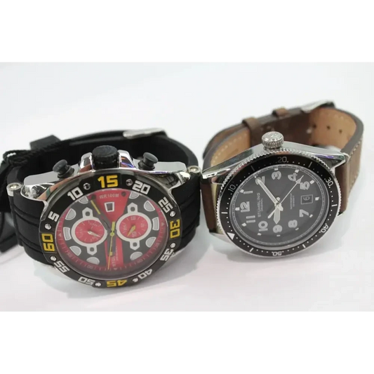 Stührling Men’s Quartz Watches Lot of 2 – Working Condition