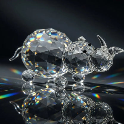 Swarovski Crystal Hedgehog Figurine Large from our home decor collection 