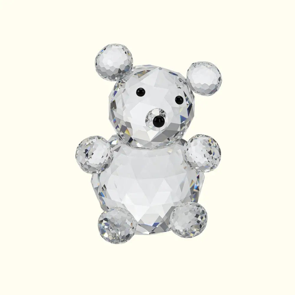 Swarovski Crystal Teddy Bear Figurine - Retired Miniature Art Glass from our home decor collection