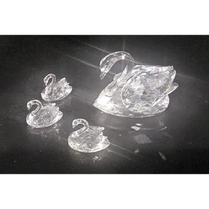 Elegant Swarovski Swan Beauties of the Lake 4-piece set