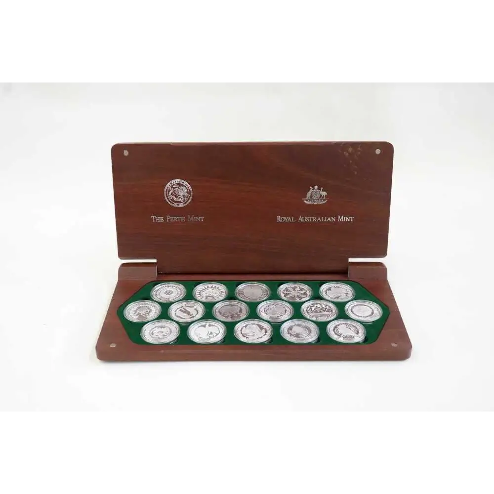 Sydney 2000 Olympic Silver Proof 16-Coin Set | 506.16g from our Rare Coins & Vintage Collectibles