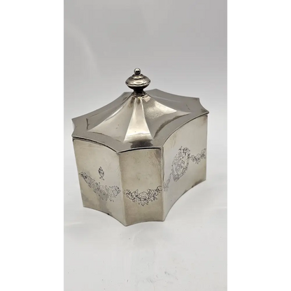 Silver hexagonal box