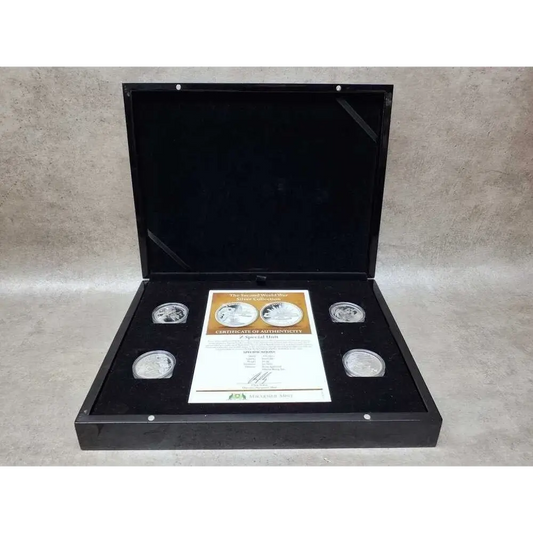 Macquarie Mint Second World War Silver Collection – 16 Medallions Complete Set
from our Vintage British Coins & Commemorative Sets Australia