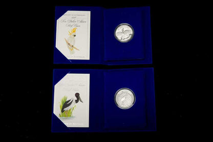 Jabiru 1991 $10 silver proof coin 20 g Royal Australian Mint

