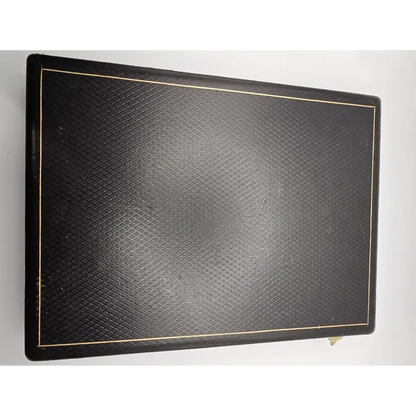 Black textured mat