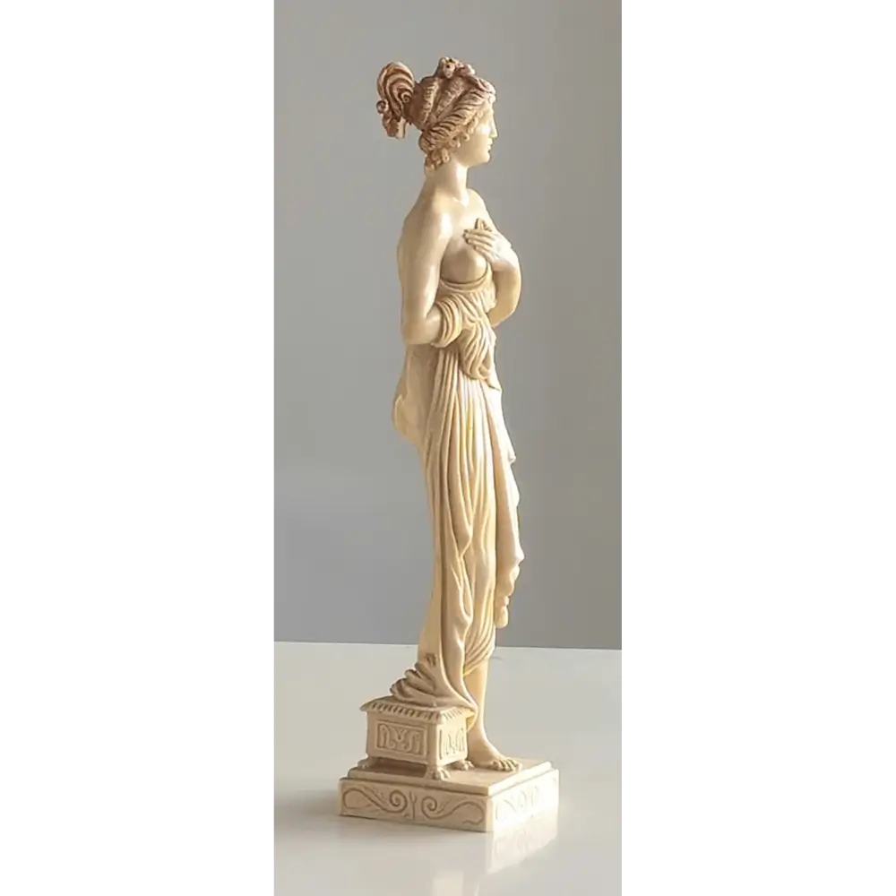 Close-up detail of vintage Art Deco nude figurines craftsmanship