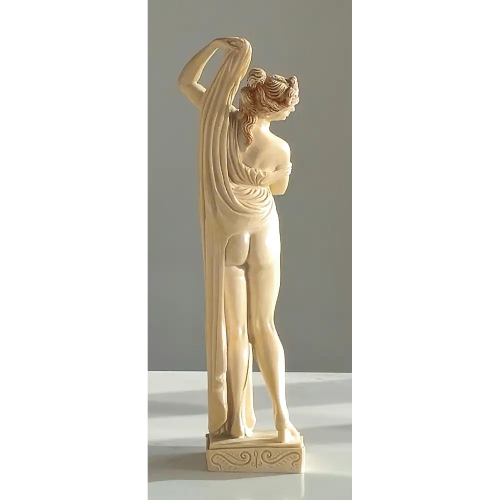  Back Side angle of vintage Art Deco nude sculpture pair