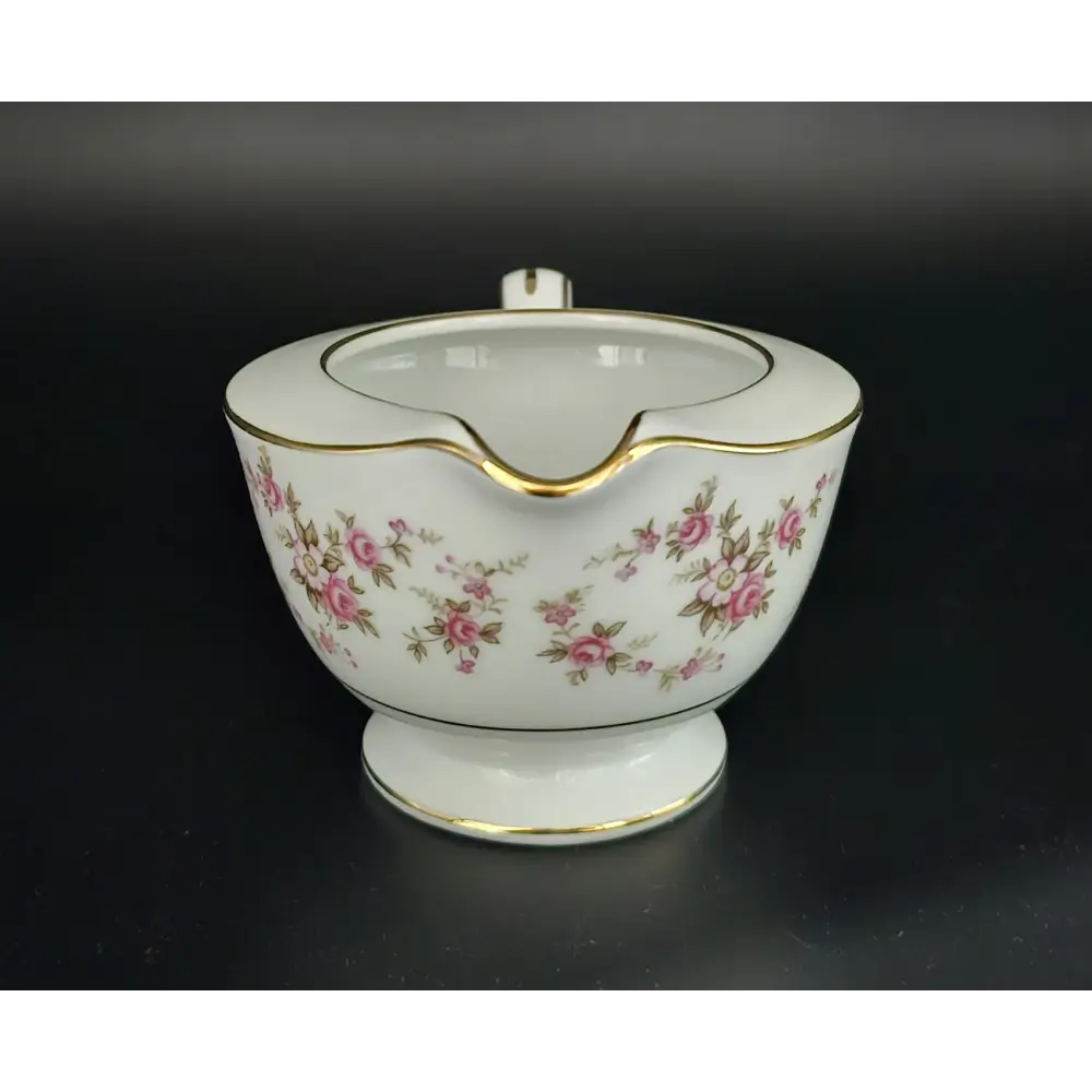Decorative ceramic bowl with floral patterns