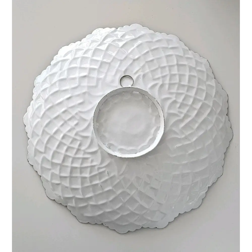 Persian Meenakari Hand-Painted Enamel Wall Plate, 34cm – Vintage Copper Art