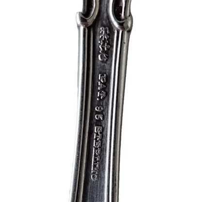 Classic vintage silver teaspoons with timeless design
