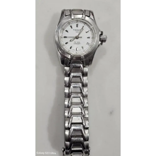 Silver Tissot watch