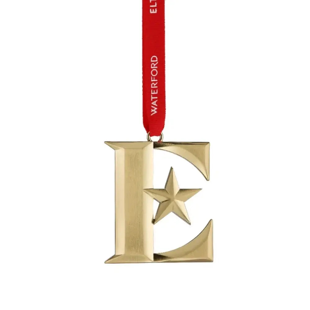 Waterford Elton John Signature Ornaments: Golden Stars Glasses & E Icon