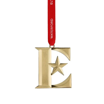Waterford Elton John Signature Ornaments: Golden Stars Glasses & E Icon