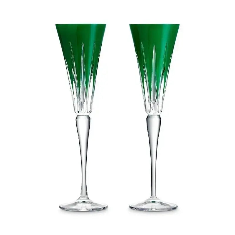 Waterford Green Champagne Tumbler Set for Stylish Kitchen & Tableware