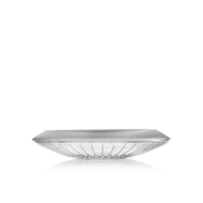 Waterford Lismore Arcus Low Bowl 30cm - Detailed Contemporary Arched Crystal Cuts