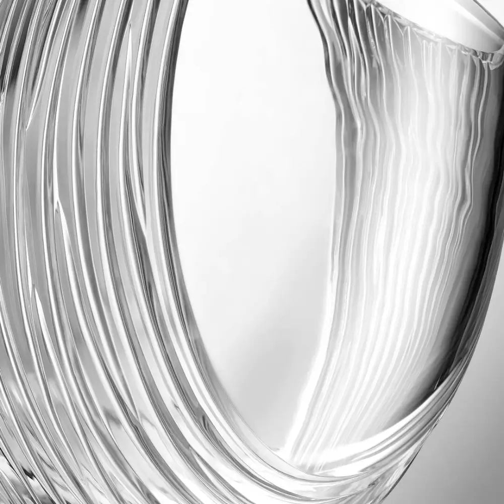 Modern Art Deco Style Waterford Crystal Vase for Luxury Home Decor