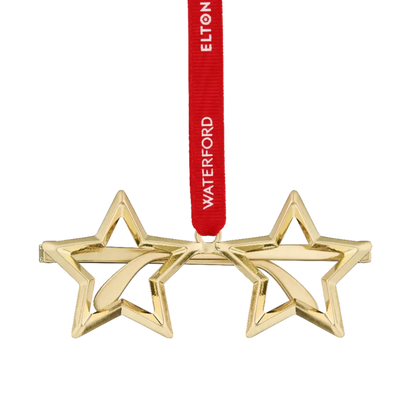Waterford Elton John Golden Stars Glasses Ornament  from our  Luxury Ornaments collection