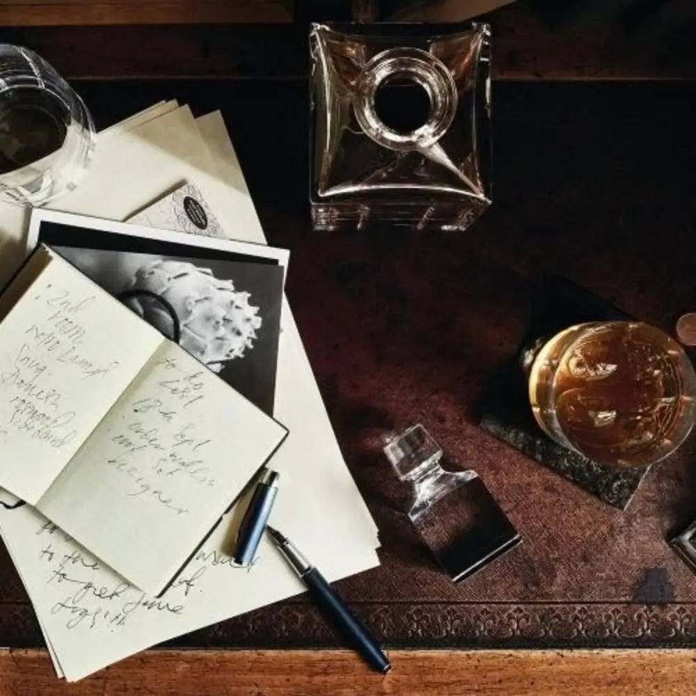 Elegant Waterford Cluin DOF glasses with Short Stories pattern